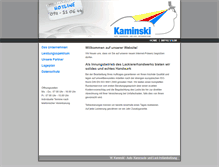 Tablet Screenshot of kaminski-autolack.de